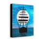 Sailing The Ocean Canvas Gallery Wrap Print